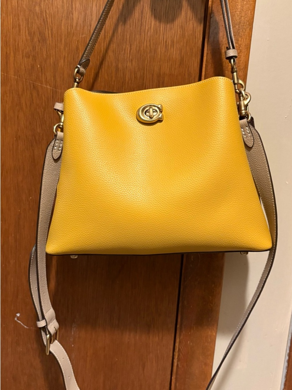 Coach Willow Bucket Crossbody Bag Purse Colorblock Authentic - Picture 2 of 8